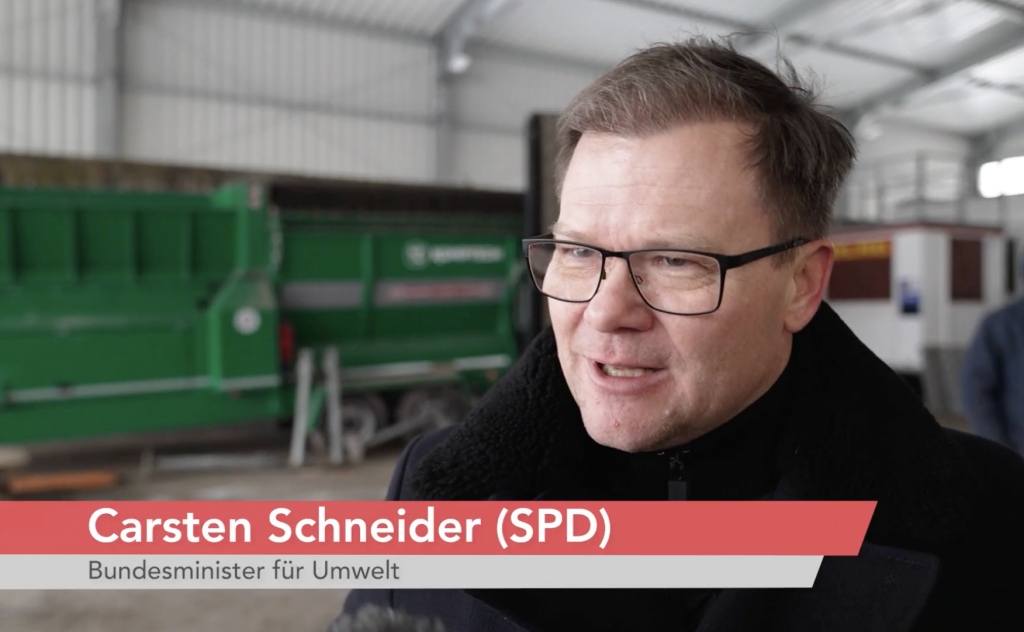 Bundesminister Carsten Schneider Build Blue Umwelttechnologie