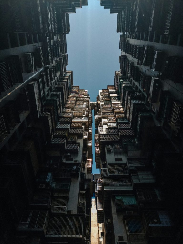 Dystopie Cyberpunk Überbevölkerung